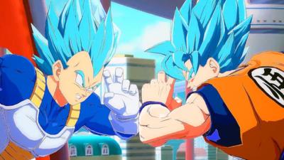 Goku e Vegeta Super Saiyan Blue
