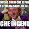 E Tu davvero credi che il prossimo guerre stellari sara' un bel film !? ah che ingenuo...