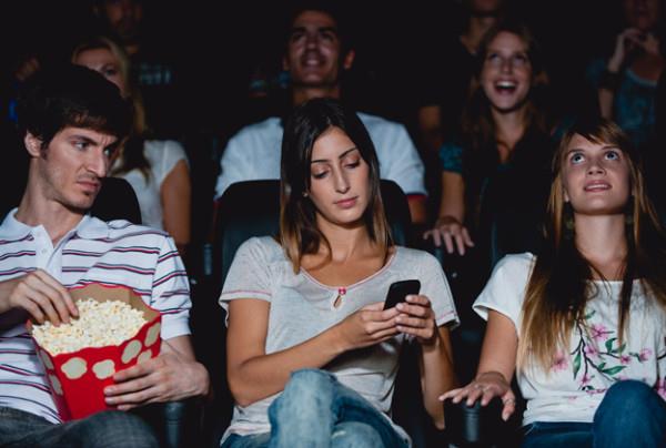 Smartphone al cinema Smartphone al cinema