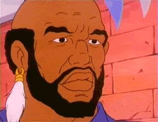 Mr T in versione cartone animato che piange - GIF di reazione ai commenti, le più divertenti da usare su Whatsapp e Facebook
