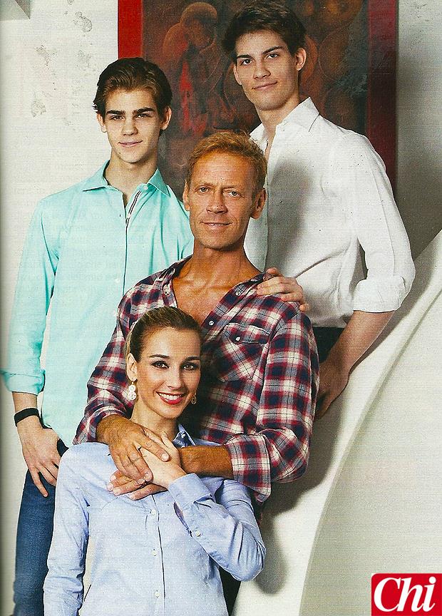 La famiglia di Rocco Siffredi sulla rivista CHI