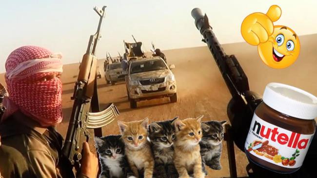 Secondo la CNN, Nutella e Gattini sono le armi segrete dell'ISIS Nutella, gattini ed emoticon: ecco come recluta l'ISIS