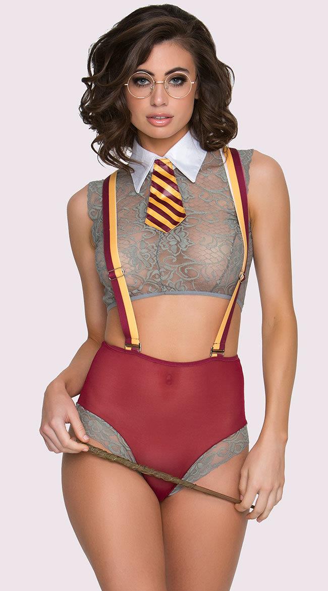Ecco la parte davanti del set di lingerie