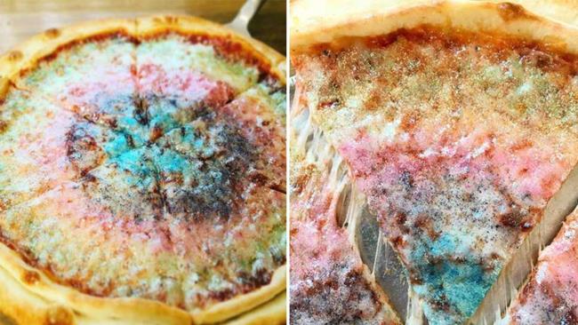 La pizza arcobaleno Glitterosa
