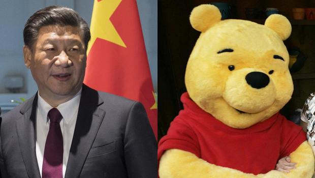 Winnie The Pooh e la censura cinese Winnie The Pooh, a destra, e Xi Jinping, a sinistra