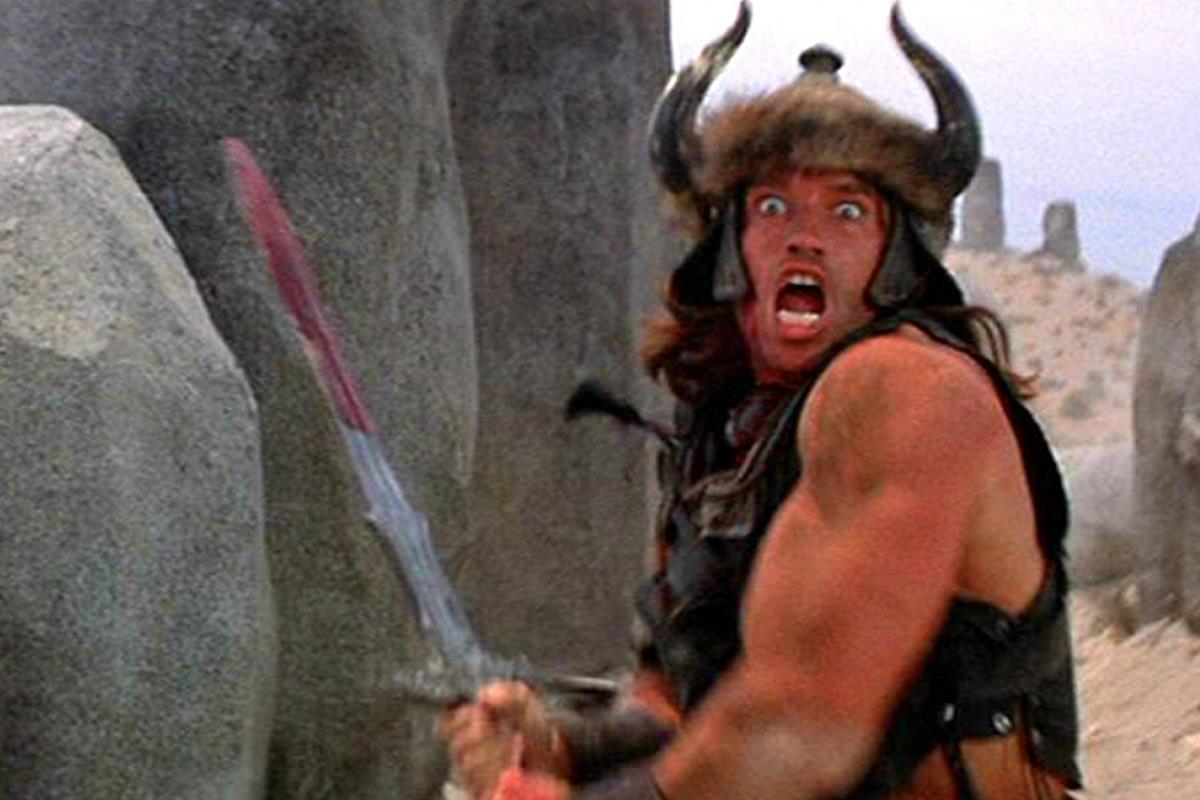Arnold Schwarzenegger interpreta Conan il barbaro