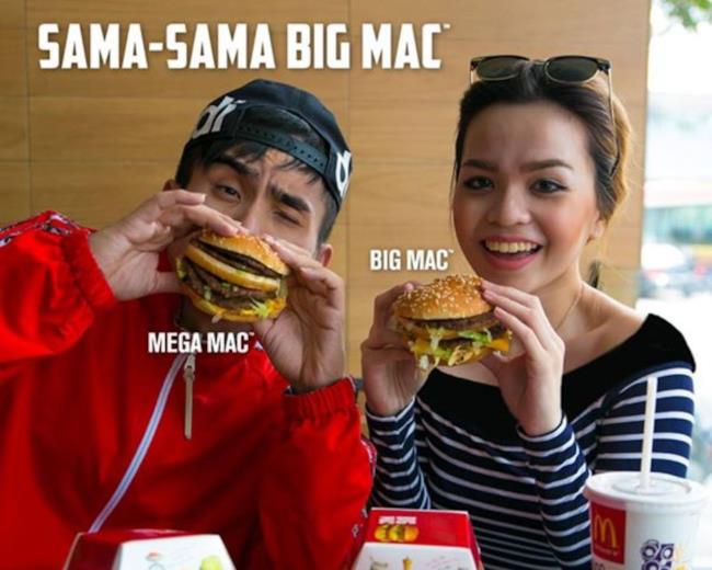 In Malesia con la Sama Sama Competition puoi vincere un buono per mangiare un Big Mac gratis caricando un video su Dubsmash Il concorso Sama Sama Big Mac ti permette di vincere un buono per un Big Mac gratis