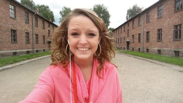 Selfie ad Auschwitz