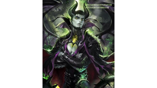 Malefica della Bella Addormentata in versione maschile
