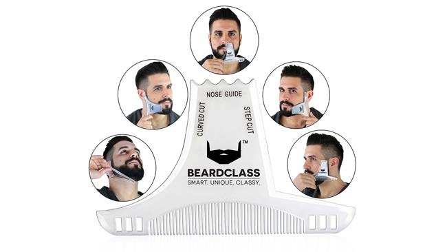 Beardclass, il pettine per ottenere qualsiasi tipo di barba desideri Beardclass in azione