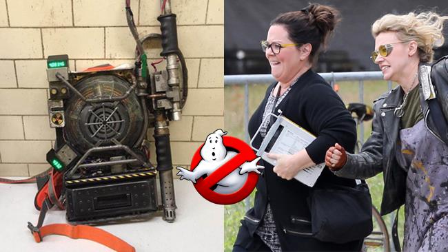 Uno sguardo agli zaini protonici di Ghostbusters nel reboot Le Ghostbusters e il loro zaino protonico