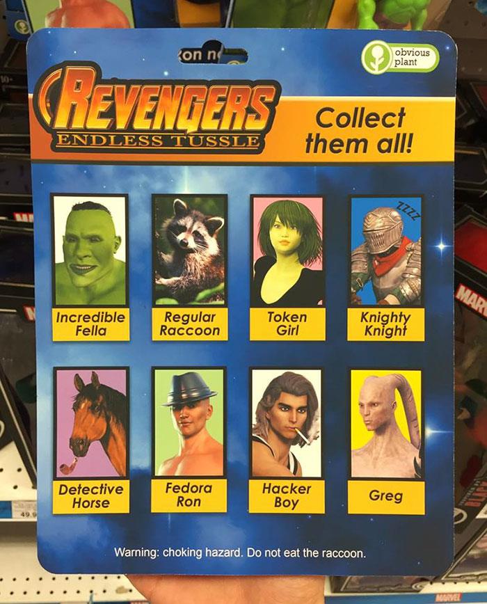 Obvious Plant ha realizzato delle bruttissime action figures degli Avengers