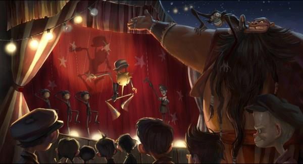 Pinocchio e Mangiafoco