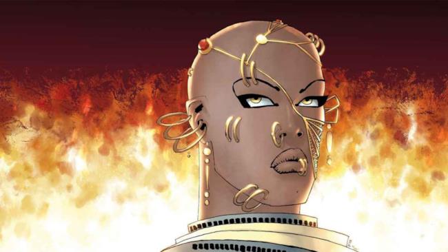 Una scena del fumetto Una prima foto dell'opera.