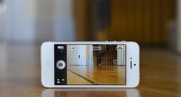 la griglia sull'app foto iPhone