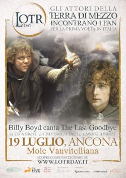 Il poster del LOTR Day di Ancona