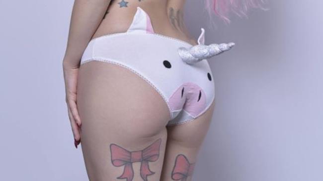 La lingerie a tema unicorno in 3D è realtà Le mutandine d'unicorno in 3D
