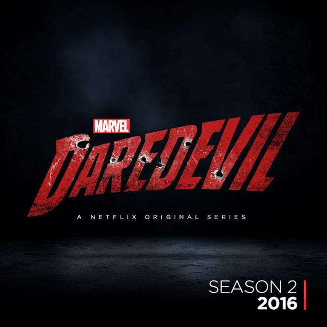 Il logo della seconda stagione di Daredevil su Netflix