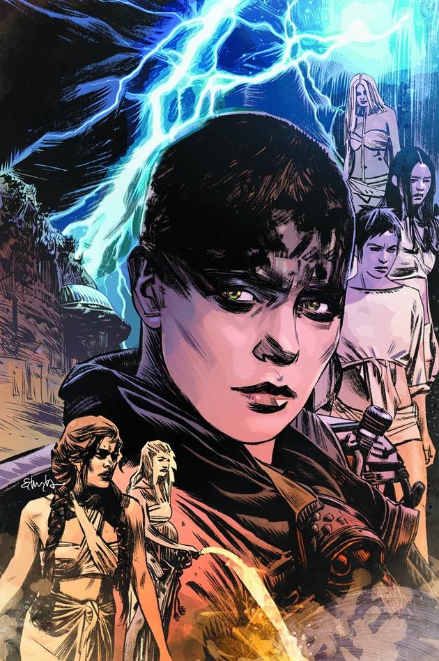 Immagine dal fumetto di Mad Max con Furiosa