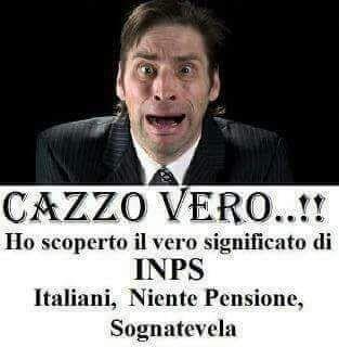 Immagini divertenti per WhatsApp - Meme sull'INPS