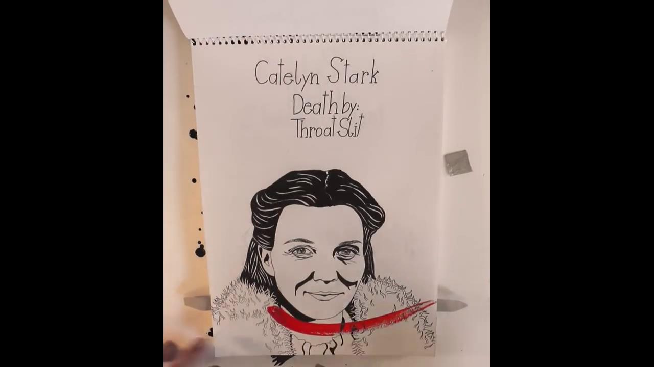 Catelyn Tully Stark muore durante le Nozze Rosse