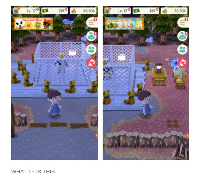 Una prigione costruita in uno dei villaggi di Animal Crossing.