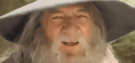 La gif di Gandalf
