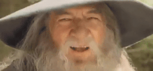 La gif di Gandalf