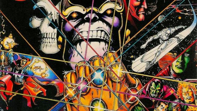 Thanos Thanos col il Guanto dell'Infinito
