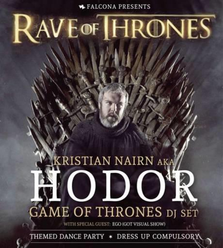 Rave of Thrones, il tour di DJ Hodor nel mondo reale