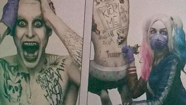 Il Joker di Suicide Squad ha tutti quei tatuaggi per colpa di Harley Quinn Harley Quinn tatua il Joker