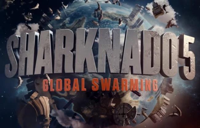 Sharknado 5, rilasciato l'assurdo teaser trailer Il logo di Sharknado 5