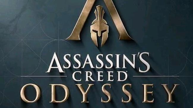 Il logo del videogioco La prima immagine di Assassin's Creed Odyssey