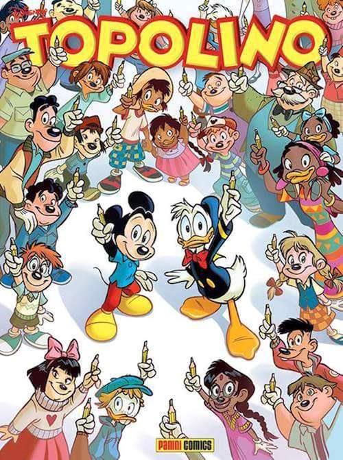 La copertina pro Charlie Hebdo di Topolino
