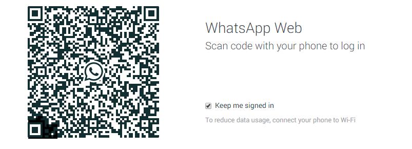 WhatsApp su desktop: il QR Code