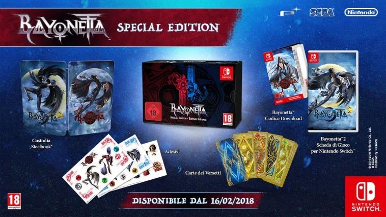 L'edizione speciale di Bayonetta e Bayonetta 2