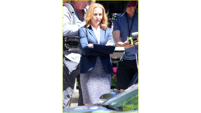 Foto dal set di X-Files: Dana Scully