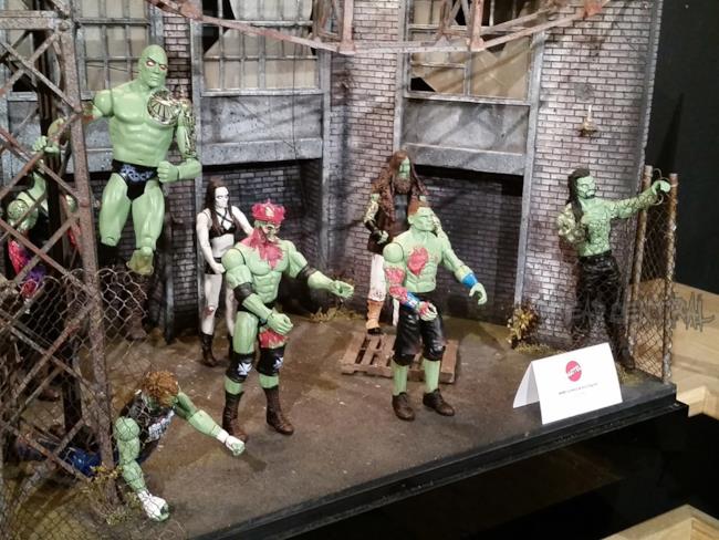 Wrestler in versione zombie per la linea di giocattoli WWE zombies Combattenti in formato zombie per una nuova linea di giocattoli