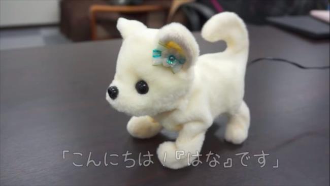 Hana-Chan Ecco una prima foto del piccolo robot canino