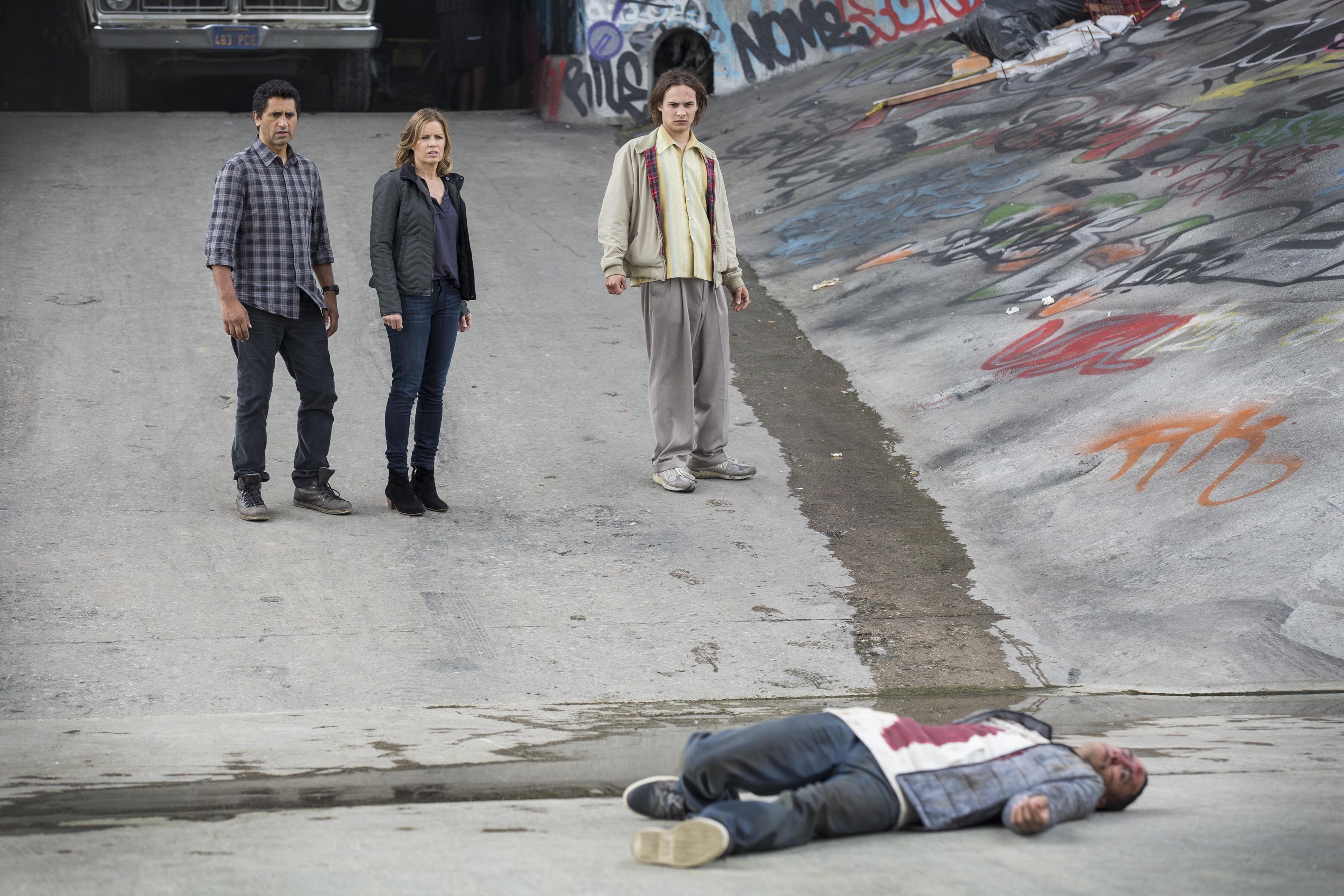 Immagine dal set di Fear The Walking Dead