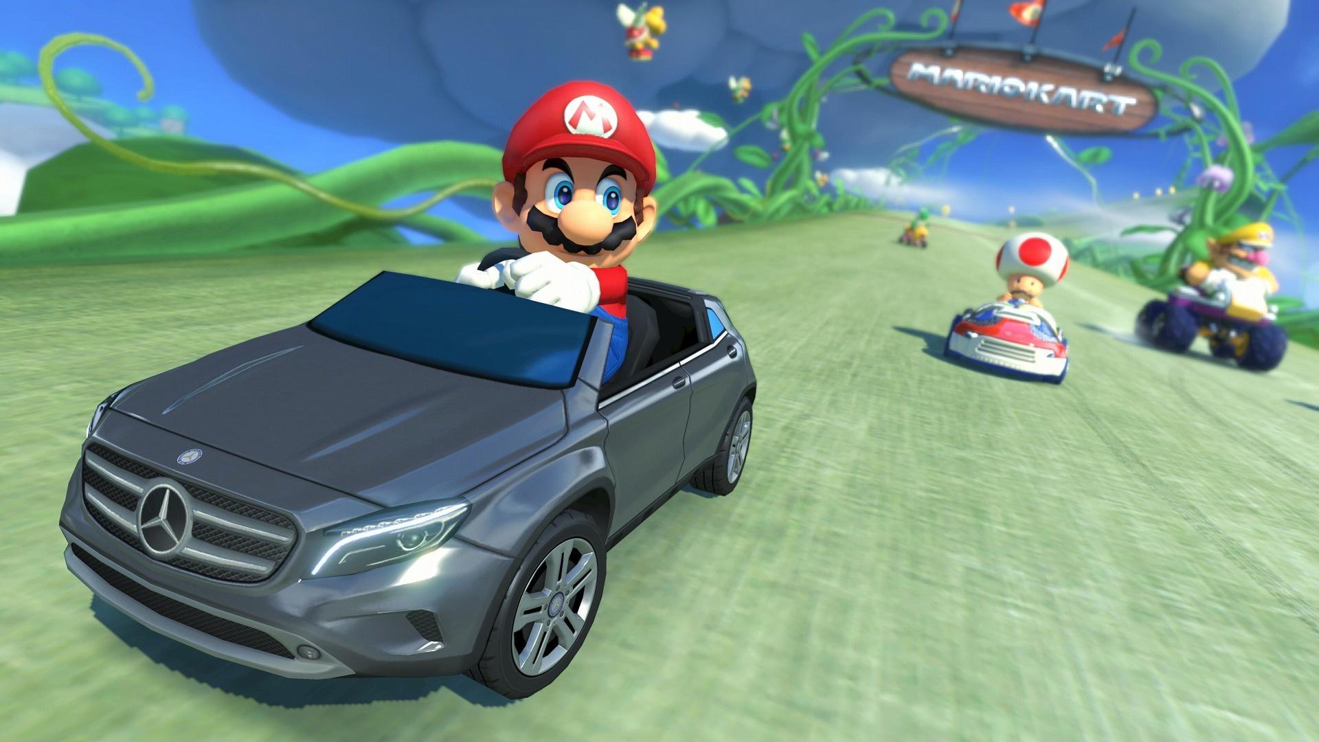 Super Mario in Mercedes