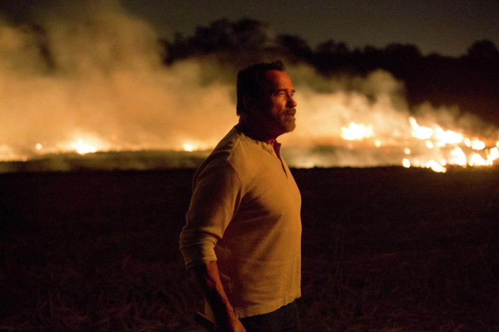 Arnold Schwarzenegger in un'immagine promozionale di Maggie