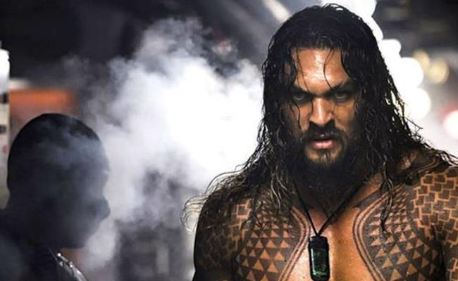 Una foto tratta dal set del nuovo film "Aquaman".