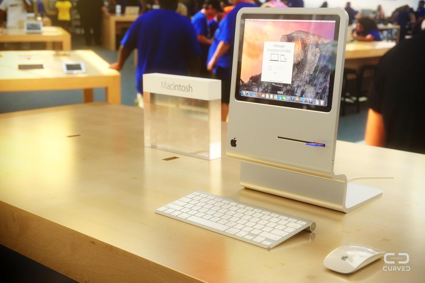 Concept di Mac sul bancone