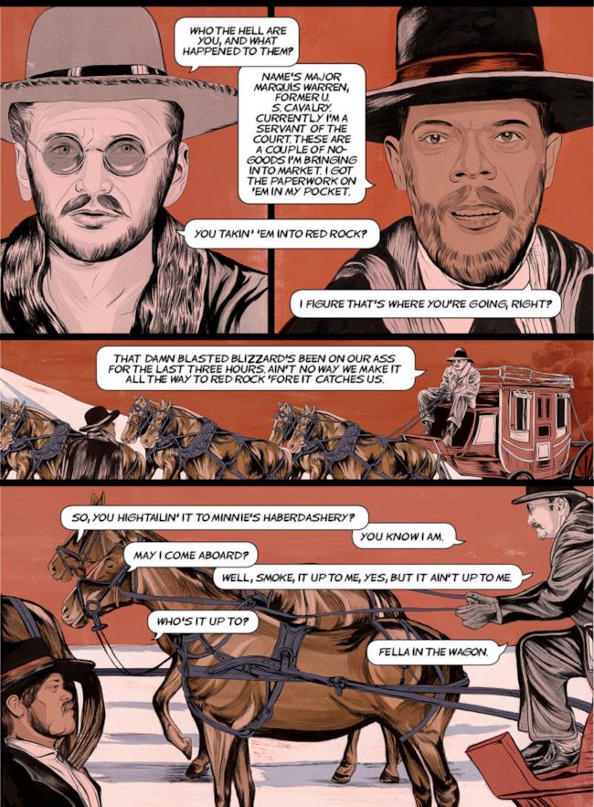 The Hateful Eight arriva con un webcomic