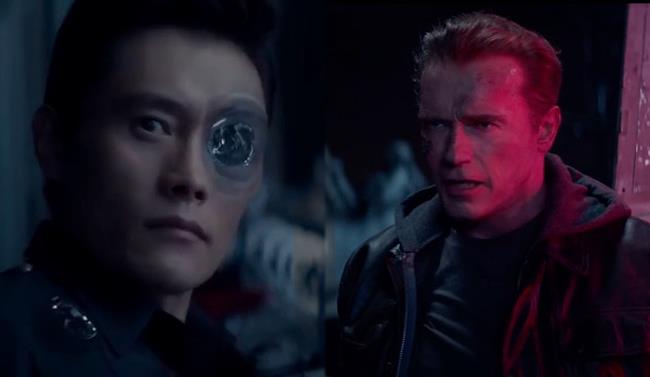 Due nuove clip di Terminator: Genisys Arnold Schwarzenegger e Byung-hun Lee in Terminator: Genisys