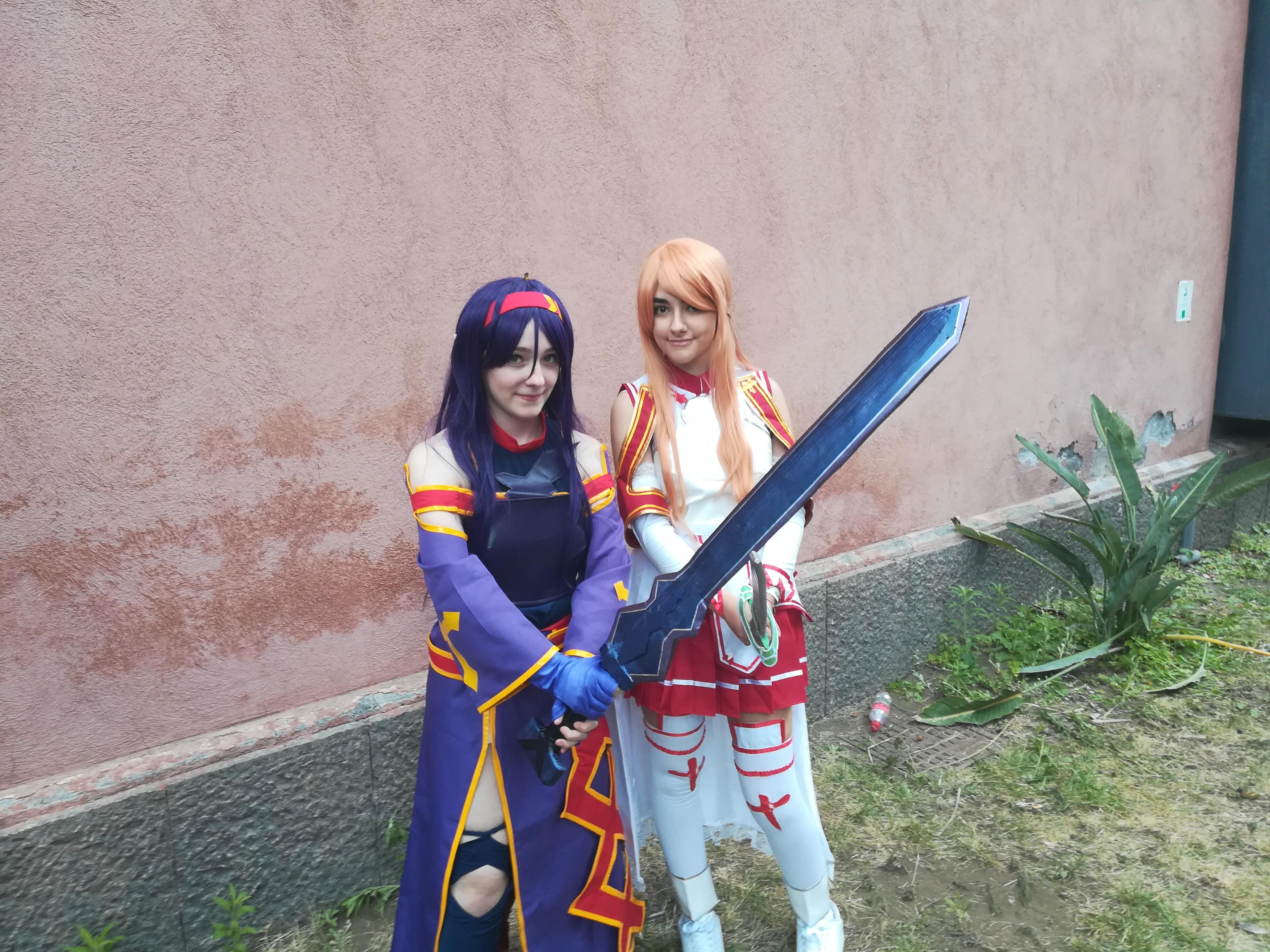 Due ragazze cosplayer a Etna Comics