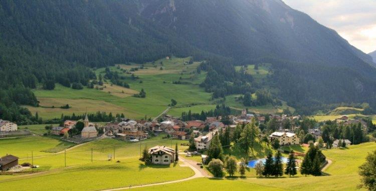 Il villaggio di Bergün