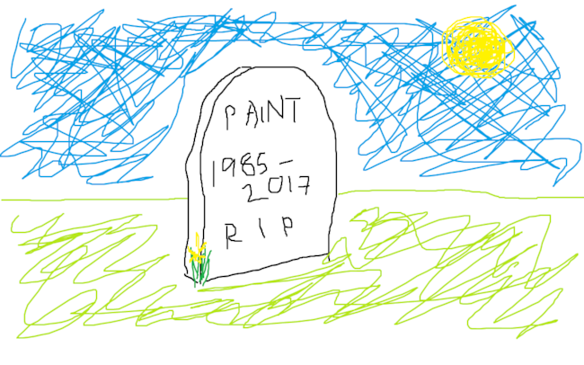 Microsoft Paint Un esempio di utilizzo del celebre programma Microsoft Paint.