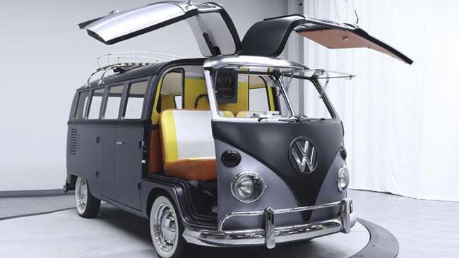 volkswagen back to the future Il pulmino Volkswagen da collezione, rivisitato in versione Ritorno al Futuro